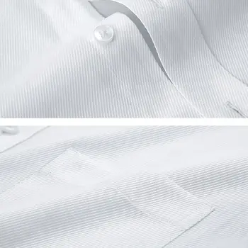 10XL 12XL Sommeren Office-Shirts til Mænd Skjorter, Korte Ærmer Formel Plus Size Stor 7XL 8XL 9XL Blå Hvid Stribet Forretning på en Enkel Skjorte