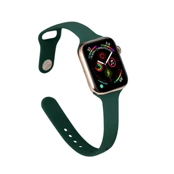 Silikone Urrem Til Apple Iwatch Armbånd Rød Sort Mode Design-38-42mm Åndbar Armbånd Strop Til Apple-Ur Serie