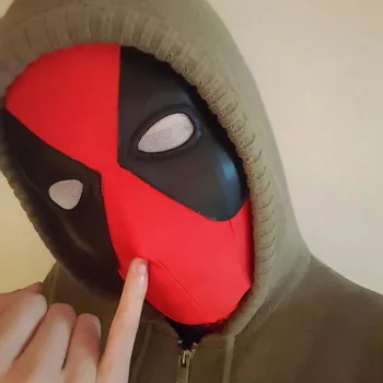 Kreative Stræk Deadpool Maske Halloween Cosplay Deadpool Tights Hood Lycra Fest Masker Til Voksne Og Børn
