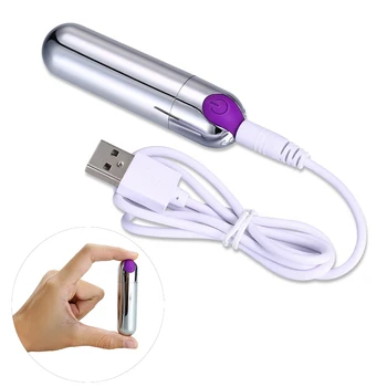Stærk Mini Bullet Vibrator USB-Genopladelige 10 Speed Vandtæt G-Spot Massage Voksen Sex Legetøj Til Kvinder Klitoris Stimulator
