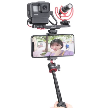 Ulanzi PT-8 PT-9 Vlog Kamera Koldt Sko Shotgun Mikrofon, Video Lys Fyld Lys Universal Beslag til Canon Nikon Sony DSLR