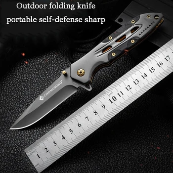 Cool Lomme Folde Militære Kniv Taktiske Jagt Couteau Overlevelse Bekæmpe EDC Skære Knive Til Mænd, Fiskeri, Camping, Vandreture
