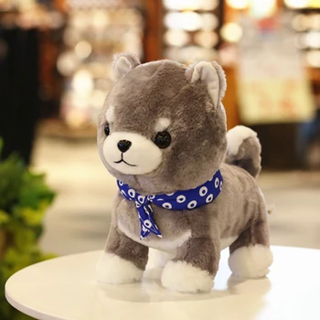 29cm 35cm Søde Shiba Inu Akita Hund Efterligning Dog Tegnefilm Kreative Dukke Kid Legetøj