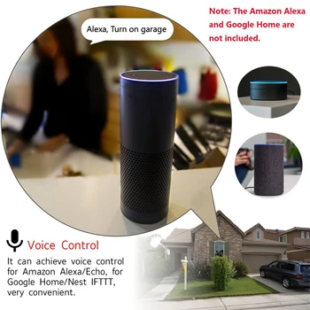 WiFi Skifte Garage Dør-Controller til Bil garageåbner APP Fjernbetjening Timing Voice Control