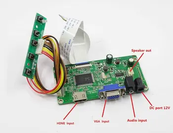 Yqwsyxl kit til N173FGE-E13/N173FGE-E23 HDMI + VGA-LCD-LED LVDS EDP-Controller Board-Driver