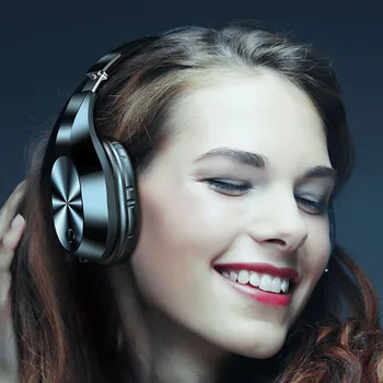 Aoogoor T5 HiFi Aktive Noise Cancelling, Trådløse Hovedtelefoner, Bluetooth 5.0 Hovedtelefoner Over Ear Headset Med Mikrofon