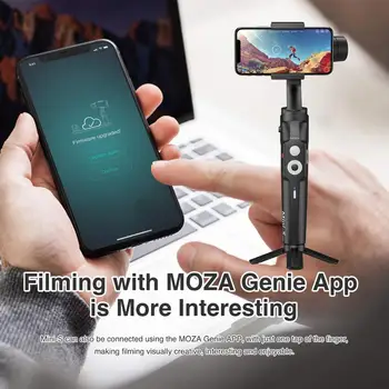 MOZA MINI S S 3-Akset Sammenklappelig lommestørrelse Håndholdte Gimbal Stabilisator MINI-S til iPhone X 11 Smartphone GoPro MINI MI VIMBLE