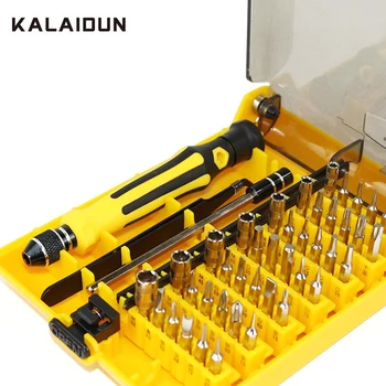 KALAIDUN Præcision 45 I 1 Skruetrækker Sæt Electron Torx Mini Magnetiske håndværktøj Kit Åbning Reparere Telefonen Hardware Værktøj