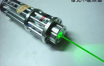 Stærkeste Kraftig grøn laser pointers 500W 5000000m 532nm Lazer Lommelygte Brændende Tændstik/tørt træ/sort/cigaretter+5 caps