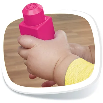MEGA Bloks 80pcs Første Bygherrer STOR Bygning Bag Pink Pakke Børnene Udvikler Intelligens Toy Legetøj Mattel Spil DCH62