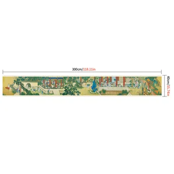 30cmx400cm Klassiske Antikke Taljen Linje Maleri Selvklæbende selvklæbende, Vandtæt PVC-Wall Stickers 3d Hus Dekoration