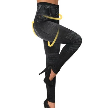 2020 Push-Up Kvinder Yoga Bukser, Slank, Tynd, Høj Elastisk Talje leggings yoga bukser Blå og grå Stribet Leggins nye Fitness-Kører