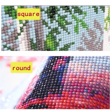 Diamant Broderi mønster Fuld Square/Runde Cross Stitch Vand Byens Naturskønne Rubiks Terning Diamant Maleri DIY Mosaik Håndarbejde