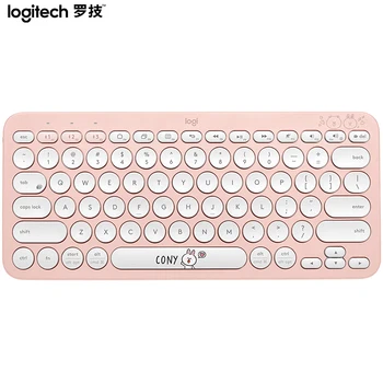 Logitech K380 Multi-Enhed Bluetooth-Tastatur Gamer Tastatur i Ultra Mini Slå Chrome for Mac OS Windows til IPhone IPad Android