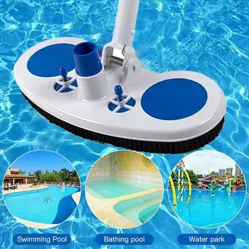 1 Stykke Swimmingpool Vakuum Hoved Renere Børste Rengøring Pool Værktøj Hoved Suge P0K1
