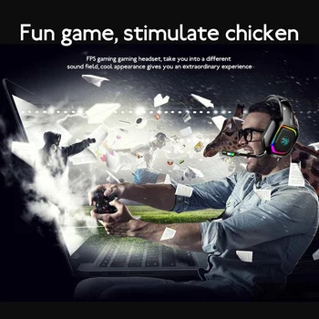 Wired Gaming Hovedtelefoner Dybe B Stereo Gamer Headset med Mic for PS4 Nye Bærbare PC Gamer