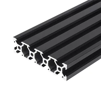 200-1000mm Sort 2080 V-Slot Aluminium Profil Ekstrudering Ramme for CNC Laser Engraving Machine Værktøj til Træbearbejdning DIY