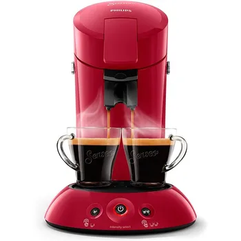 Philips Senseo-kaffemaskine rød