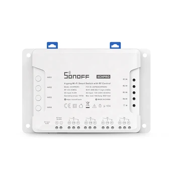 SONOFF 4CH PRO R3 Smart Wifi Skifte DIY Smart Switch-Modul 433Mhz RF Wifi lyskontakten APP Control Smart home Alexa Google startside