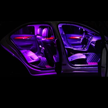 7Pcs LED Pærer Bil indvendigt lys-Kit Til Toyota Corolla E170 E160-2017 2018 Dome Læsning-Spejl Makeup-Lys Kuffert Lamper
