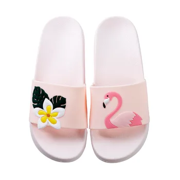 Sommeren Kvinder, Tøfler Beach Slide Sandaler Søde Flamingo Blade Non-Slip Blød Tunge Mænd, Par Hjem Damer Udendørs Sko Zapatilla