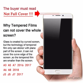 Screen Protector Hærdet Glas til Samsung Galaxy J4 J6 A6 A8 2018 A3 A5 A7 2017 J1 J2 J3 J5 J7 2016 S3 S4 S5 S6 Note 3 4 5Film
