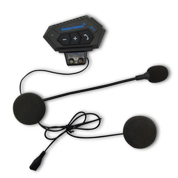 Hjelm Hovedtelefon Bluetooth Motorcykel Headset V4.2 Bluetooth-Samtaleanlæg Motor Cykel Hovedtelefonerne til støjreduktion Mikrofon MIC