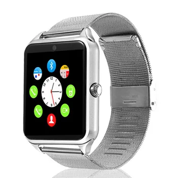 Højere Kvalitet Z60 Smart Ur Mænd Kvinder Metal Rem Bluetooth Armbåndsur Støtte Sim-TF Kort Smartwatch Android IOS 2021