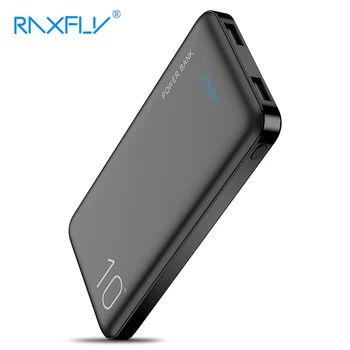 RAXFLY Power Bank 20000mAh Bærbare Opladning PowerBank 10000 mAh USB-PoverBank Ekstern Batteri Oplader Til Xiaomi 10 11 iPhone