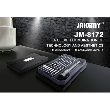 JAKEMY Jm-8172 Mini-skruetrækker Vedligeholdelse Af Kombination skruetrækker Sæt Multifunktionelle Mobiltelefoner