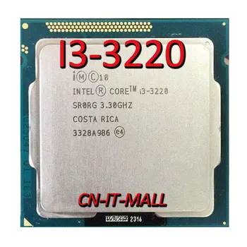 Intel Core i3-3220 CPU 3.3 GHz, 3 MB Cache 2 Kerner 4 Tråde LGA1155-Processor