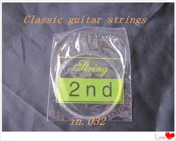 Gratis Forsendelse To sæt Alice Klassisk Guitar-Streng sæt(E1, B2, G3, D4, A5, E6, 2sets/masse)