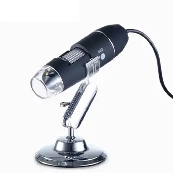 Justerbar 1600X 2MP 1080P 8 LED Digital Mikroskop Type-C/Mikro-USB-Forstørrelse Elektroniske Stereo USB Endoskop Til PC
