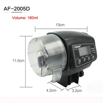 Akvarium Timing Automatisk LCD-Arkføder Auto Timer Fodring AF-2009D AF-2005D AF-2003 for Fisk Tank Pet Fodring Dispenser