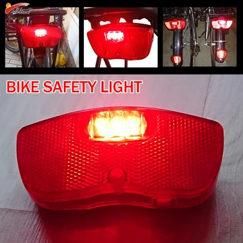 Sikkerhed Advarsel cykel lys RearTaillight på Bageste Rack Transportøren Ramme Rød LED cykel Nat-cyklus lys led Cykel Tilbehør