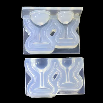 Stereoskopisk Klar Silikone DIY Kage stativ Sæt formen Formen For Epoxy Resin Smykker at Gøre Håndværk Værktøjer, harpiks forme forjewelry