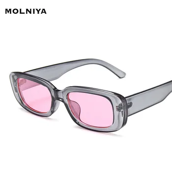 Mode Retro Solbriller Kvinder Square Solbriller Kvinder Brand Designer Briller Kvinder Spejl Oculos De Sol