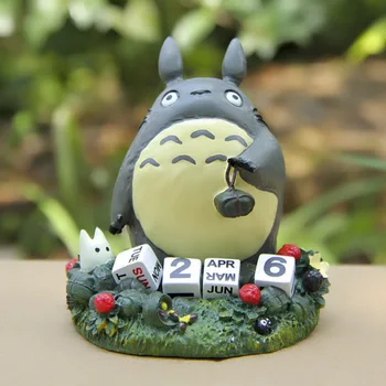 Totoro Dukke Studio Ghibli Min Nabo Totoro Bobble Head Action Figur PVC-Bil Indrettet Collectible Model Legetøj Til Børne Fødselsdag Gave