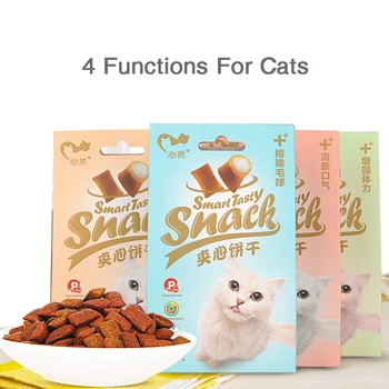4 Effekt Kat Snacks Kat, Sandwich-Kiks Sundhed Legetøj Skønhed Snacks, Kiks Pet Food Friske Ånde Øge Fysisk Styrke
