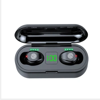 F9 Trådløse Hovedtelefoner til en Bluetooth-5.0 Øretelefon TWS HIFI Mini-I-øret-Sport, der Kører Headset Støtte iOS/Android-Telefoner HD-Opkald