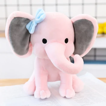 25cm Kawaii Sengetid Plys Legetøj Baby Rolig Toy Par Elefant Bløde Fyld Plys Dyr Dukke, til Børn Børn Fødselsdagsgave