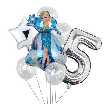 1 sæt Disney Frosne Prinsesse Elsa Konfetti-Balloner 32 