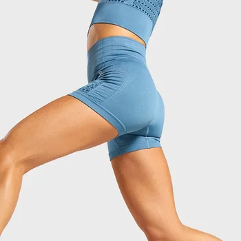 Monster Trænings-Og Elastisk Energi Problemfri Yoga Shorts Kører Shorts Women Fitnesscenter Kort Slim Fit Shorts Fitness-Træning Activewear