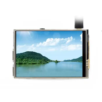 480x320, 3,5 tommer Touch-Screen Tablet TFT LCD-Designet til Raspberry Pi, 125MHz højhastigheds-SPI