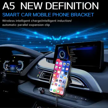 10W Automatisk Fastspænding i Bil Trådløse Modtager Oplader Til iPhone 11 Pro Infrarød Sensor Qi Hurtige Trådløse Oplader, Bil, Telefon Holder