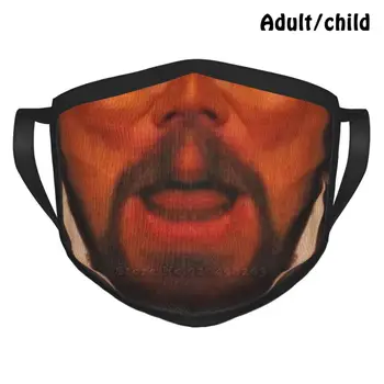 Leonardo Dicaprio Django Griner Custom Design Ansigt Maske Til Voksne Børn Anti Støv Væsentlig Væsentlig Medarbejder Påskønnelse