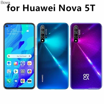 Kortholder cover tilfældet for Huawei Nova 5T pu læder taske til Nova 5 T Huawei Nova 5T telefon tasker