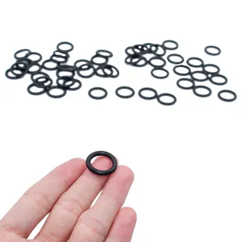 10STK/meget Fluor gummi Ring Sort FKM O-ring-Tætning CS:2.65 mm ID10.6/11.2/11.8/12.5/13.2/14/15mm Gummi O-Ring Tætning Ring Pakning