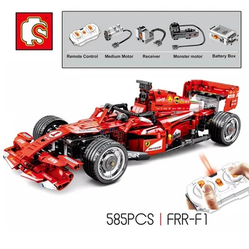 SEMBO Fjernbetjening F1 FRR Racer RC Racing Bil byggesten Teknik Motor Superbil Super sportsvogn Samling Legetøj