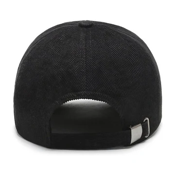 2021 Kort Randen Baseball Cap Mænd Solid Fløjlsbukser Far Hat Efterår Og Vinter Knogle Casquette Homme Streetwear Og Hiphop-Kasketter For Kvinder